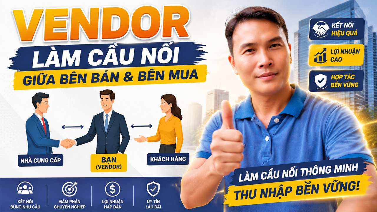 6 Mô Hình Kinh Doanh Online Hiệu Quả Hướng Dẫn Chi Tiết 6 Vendor – Làm cầu nối giữa bên bán và bên mua