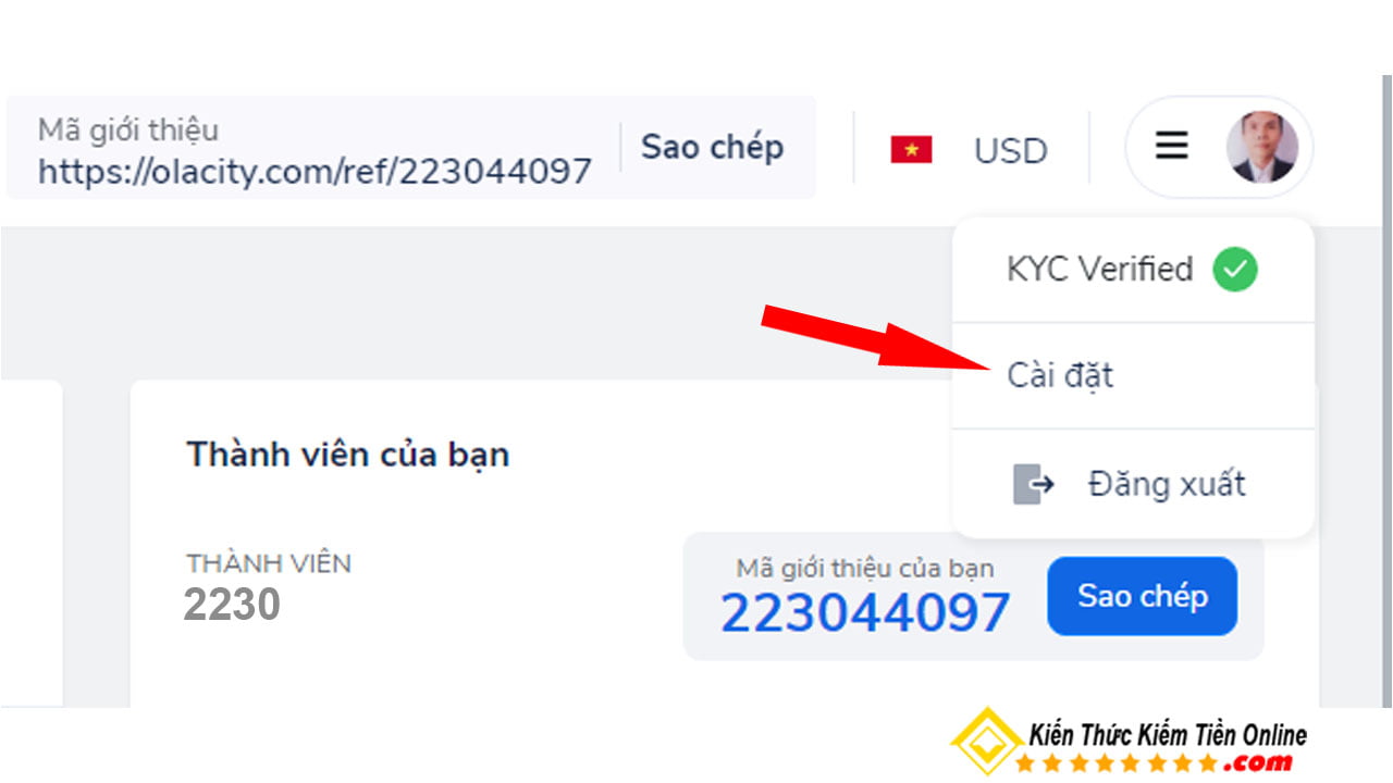 cai dat OlaCity kien thuc kiem tien online 01