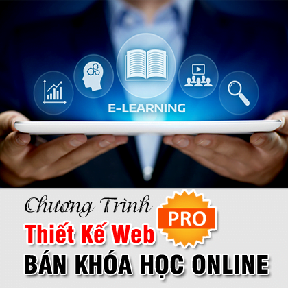 Học Thiết Kế Web Bán Khóa Học Elearning Online PRO 1