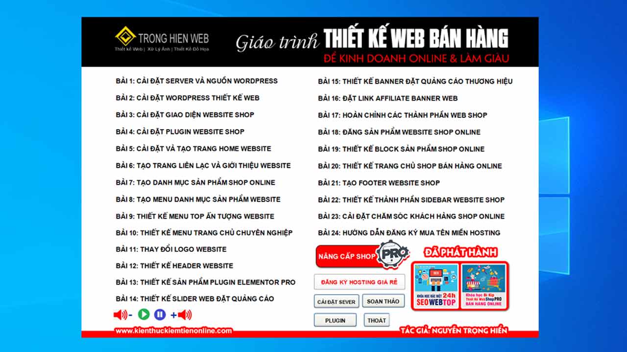 Tai Chuong Trinh hoc thiet ke Web Shop Ban Hang Mien Phi 1