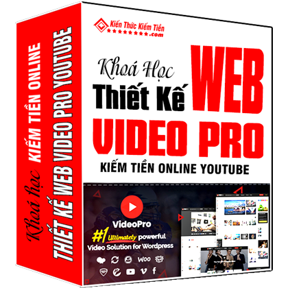 Hướng Dẫn Thiết Kế Website VideoPro Youtube Kiếm tiền online