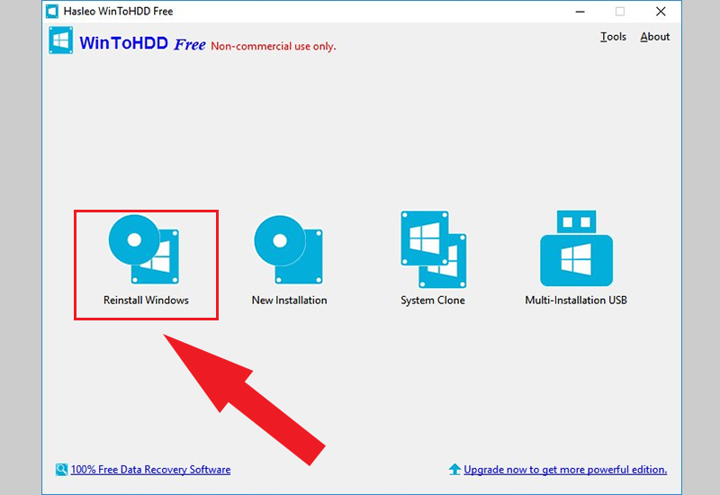 cai windows khong can usb boot bang wintohdd 6 800x550 1