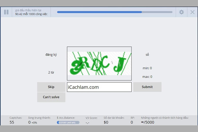27 cách kiếm tiền online tại nhà không cần vốn hoặc ít vốn uy tín đơn giản nhất 27 Nhap ma captcha de kiem them tien khi ranh