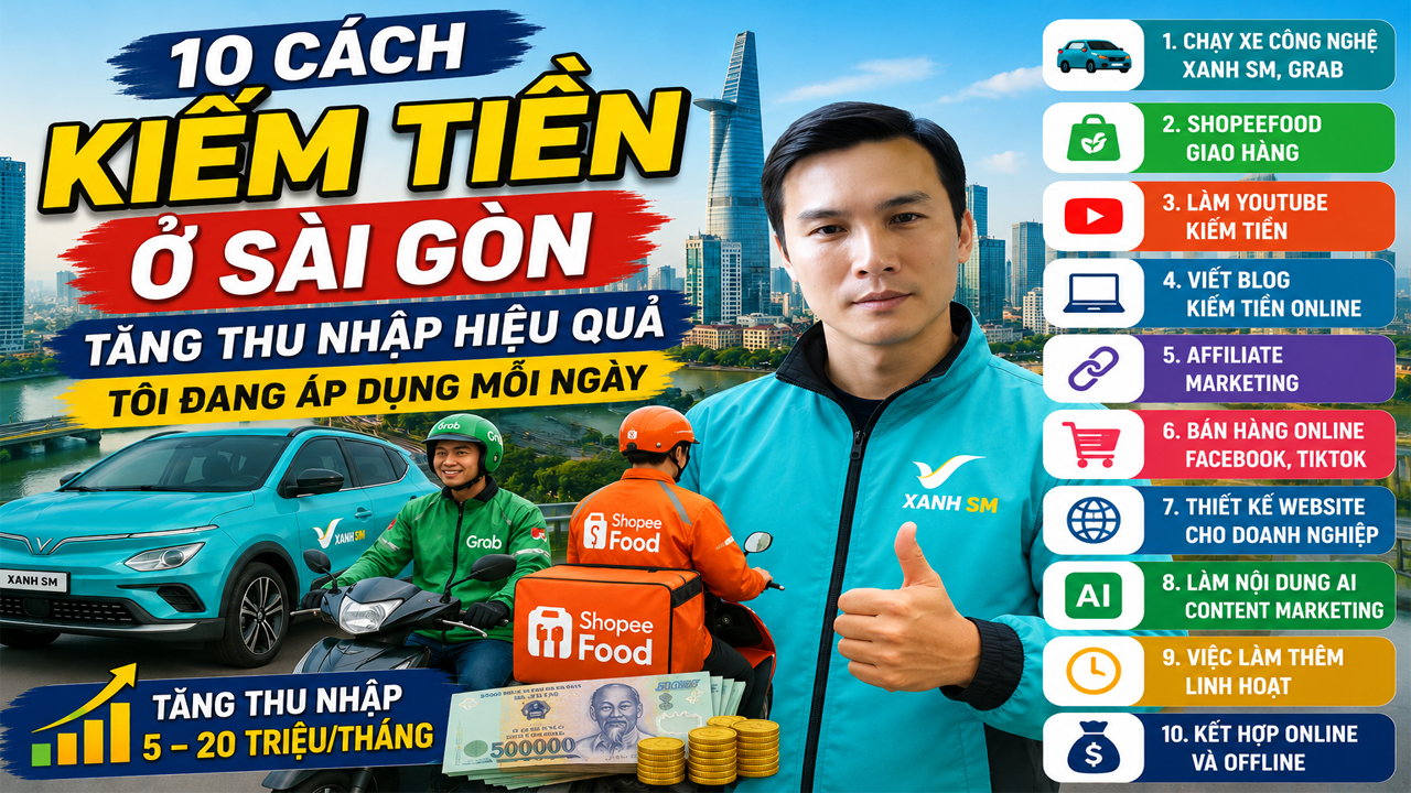 10 Cách Kiếm Tiền Ở Sài Gòn Tăng Thu Nhập Hiệu Quả Tôi Đang Áp Dụng Mỗi Ngày 1 10 Cách Kiếm Tiền Ở Sài Gòn Tăng Thu Nhập Hiệu Quả Tôi Đang Áp Dụng Mỗi Ngày