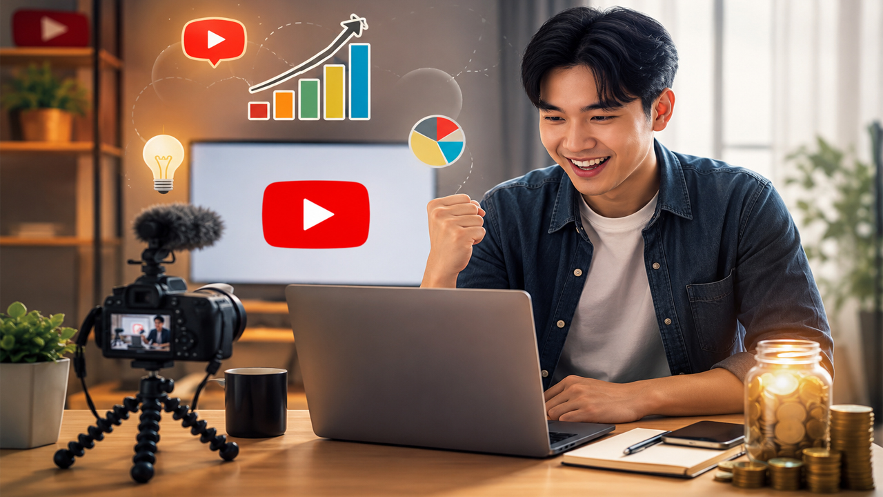 Bi Quyet Kiem Tien YouTube Tu Con So 0 Khong Can Thiet Bi Dat Tien